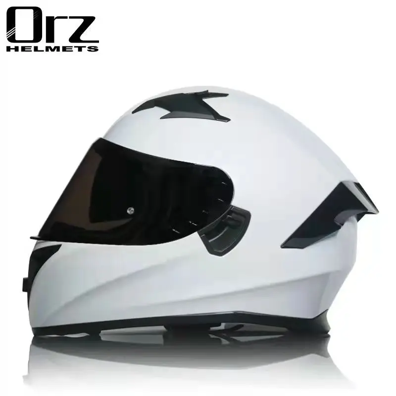 orz motorcycle helmet removable lens helmet men and women multicolor full face helmet, racing helmet