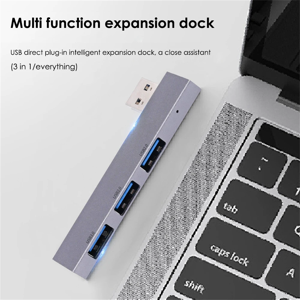 

Universal Compact Usb 3.0 2.0 Splitter 5gbps Usb Adapter Splitter Usb2.0/usb3.0 3 In 1 Universal Compact Phone Accessories