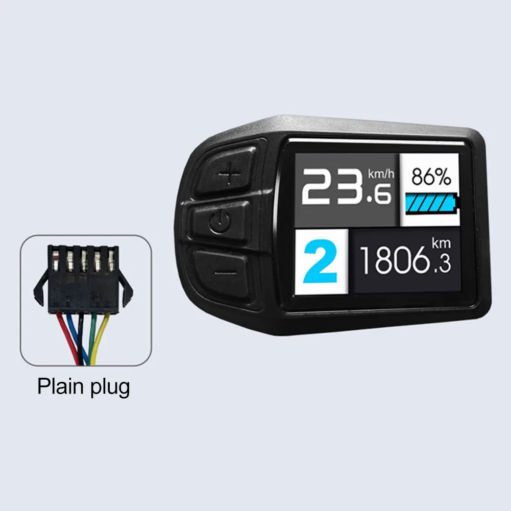 

1pc TFT-UKC3 Color Display Hot Sale Bike 36V 48V Compatible With 52V SM Connector Common Plug Motor Kits Repalcement Parts