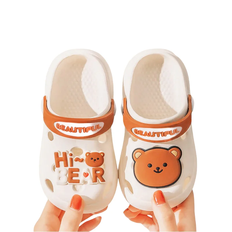 Новинка лета 2024 детские тапочки для дома Нескользящие с мягкой подошвой удобная