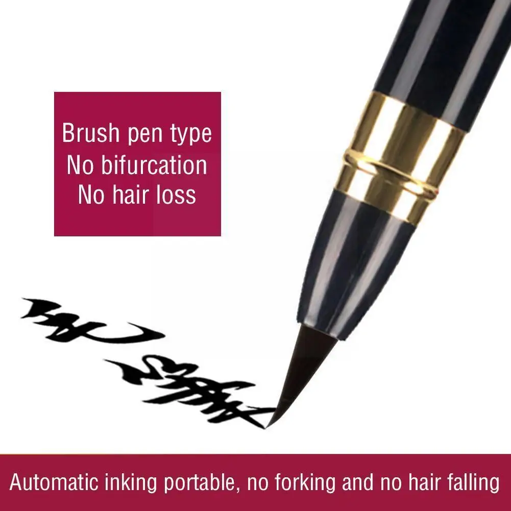 

Portable Paint Watercolor Brush Pen Soft Art Drawing Refillable Ink Brushes Stationery Calligraphy Pens Fountain School D0m2