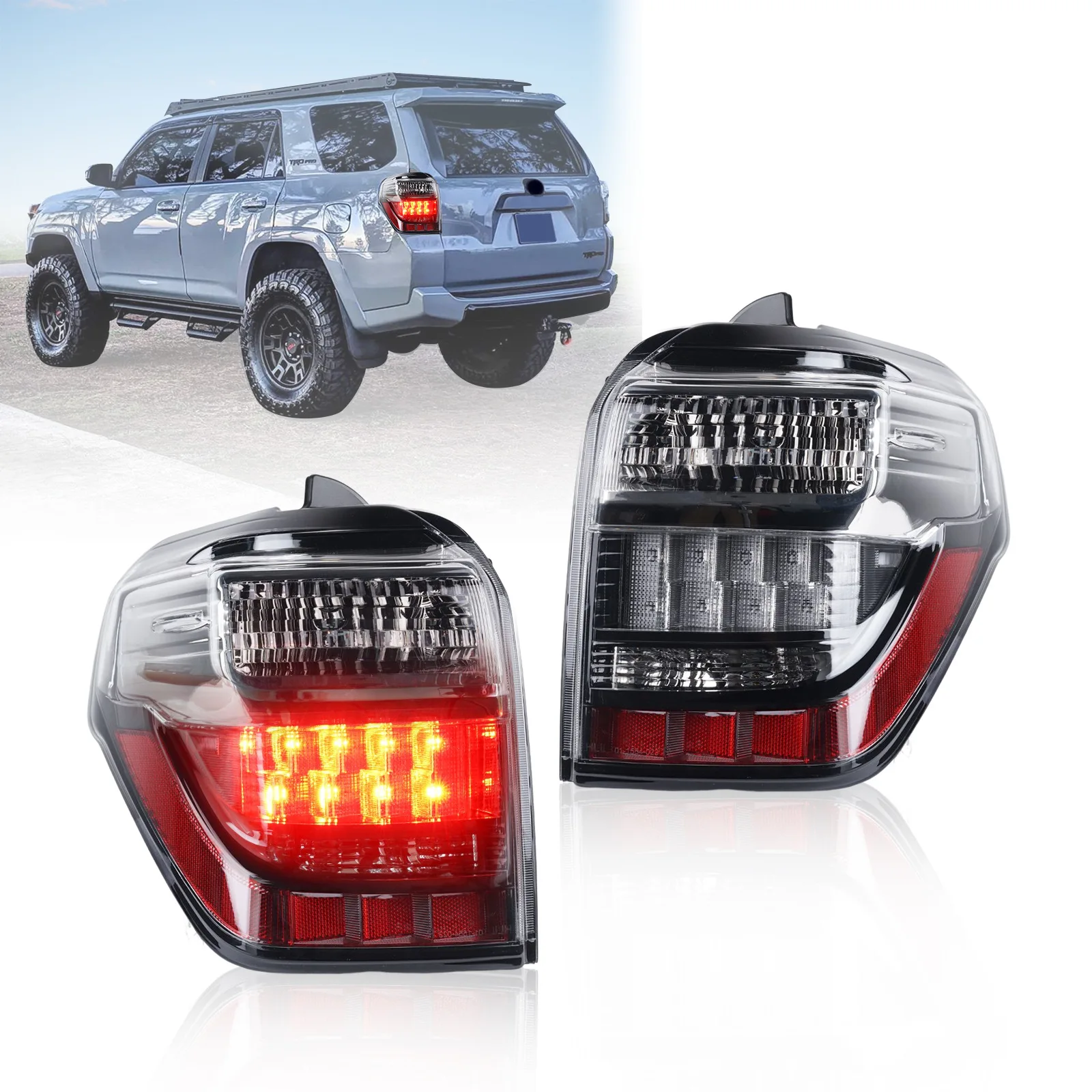 

LED Rear stop Tail Light Brake light Turn Signal for TOYOTA 4runner 2014 2015 2016 2017 2018 2019 2020