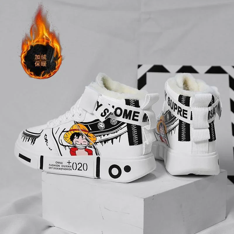 Цельные Аниме периферийные изделия детская обувь детские высокие спортивные