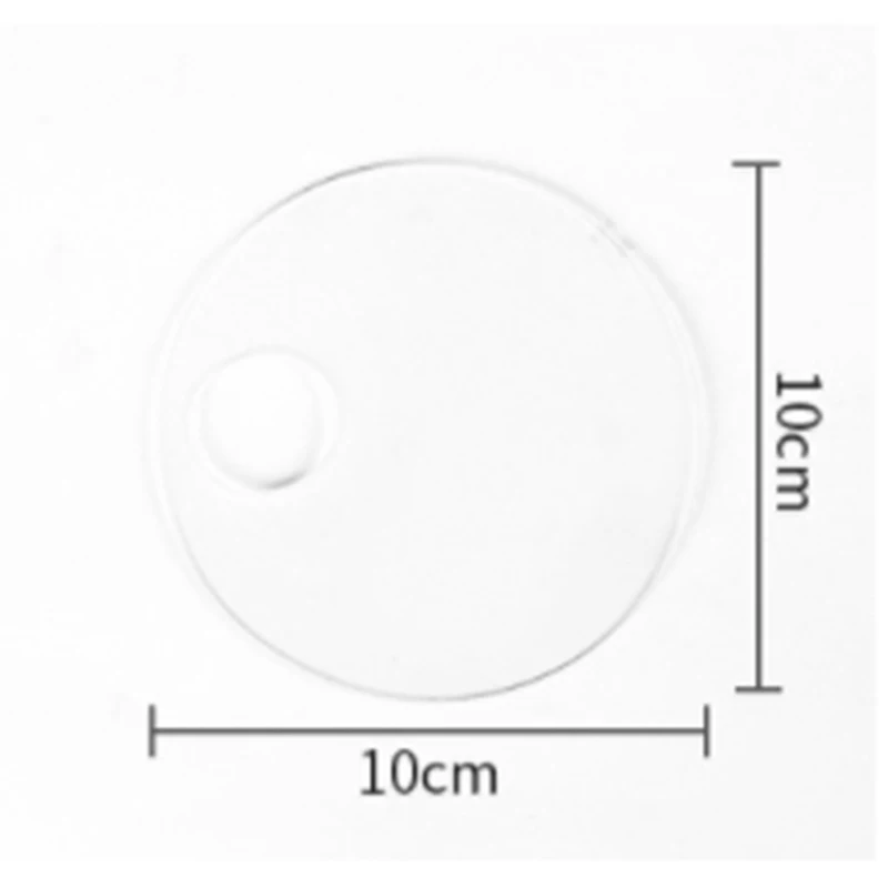 Акриловая Прозрачная Палитра Для Макияжа Цвет Ногтей Специальная Фотография