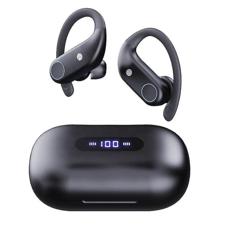 

Wireless Smart Headphone BT5.0 TWS Earphone 4 Mic ENC HD Call Headset Touch Control Earbuds Long Standby with Power Bank 2200mAh