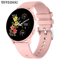 ladies smart watch 2022 free shopping thin round full touch screen custom watchface waterproof smart sports bracelets for women