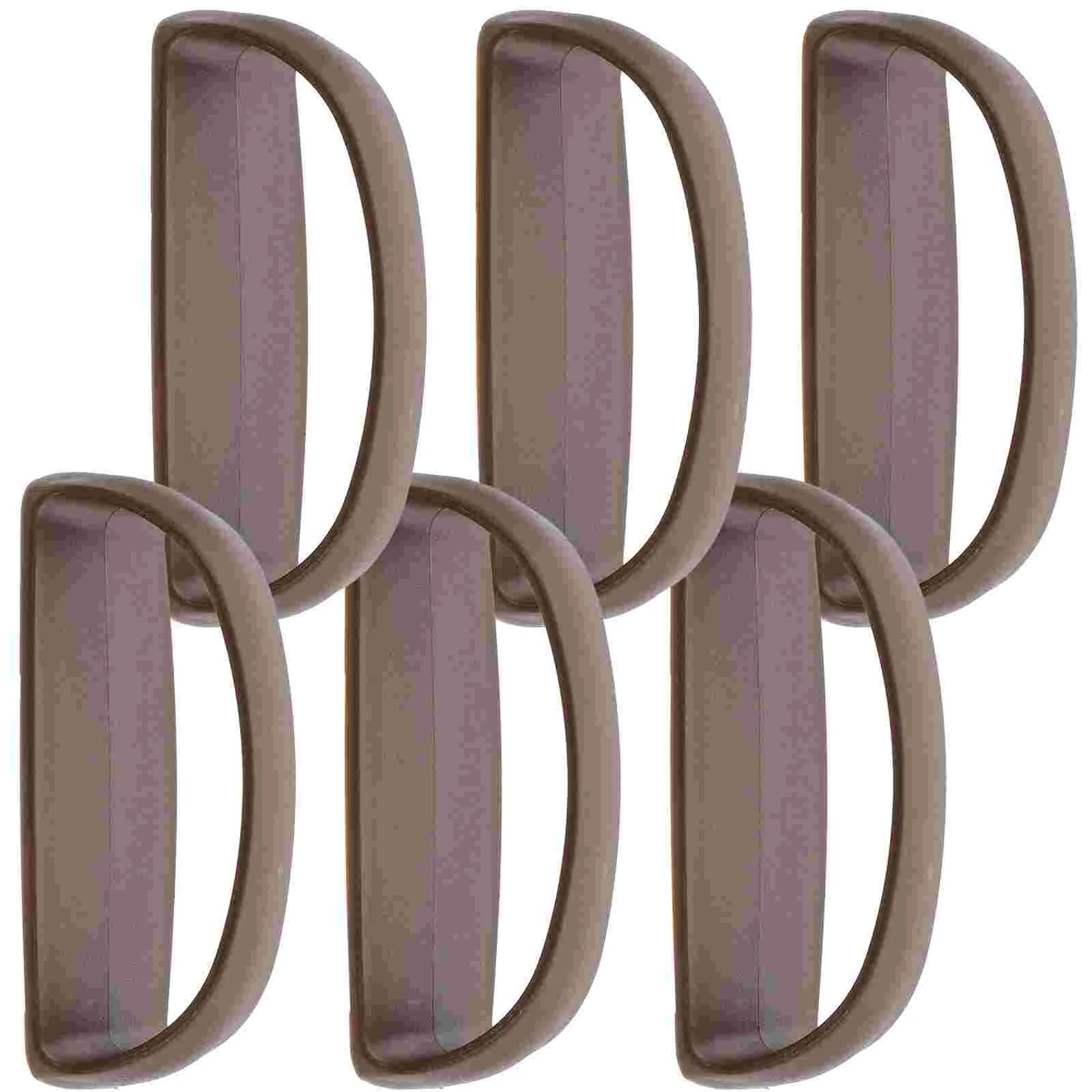 

6 Pcs Punch-free Door Handle Wardrobe Cabinet Pull Handles Cupboard Pulls Cabinets Helper Sliding Window Abs Kitchen