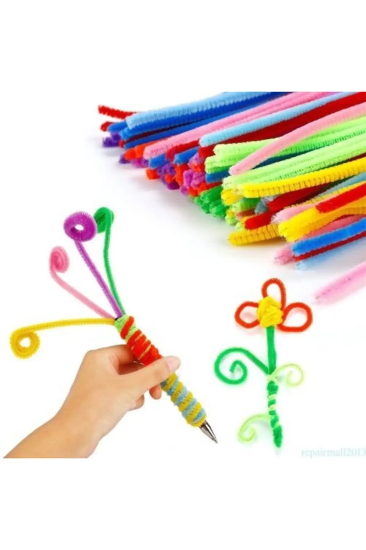 

Shaggy Multicolor Plush Wire Chenille 50 Pcs 30 cm