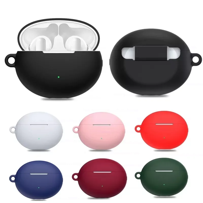 

Soft Silicone Earphone Cover For Huawei Freebuds 4i Headset Protector Shell Accessories For Free buds 4i 4 i i4 Case With Hook