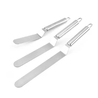kitchen accessories cake decorating tools stainless steel bakingpastry tools portable cream spatula cake butter kitchen gad