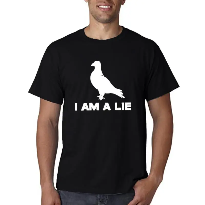 

Футболка в винтажном стиле с изображением птиц-ложь, я-ложь, птица-не настоящая, ПИС, подарки, футболка из 100% хлопка, мягкие высококачественн...