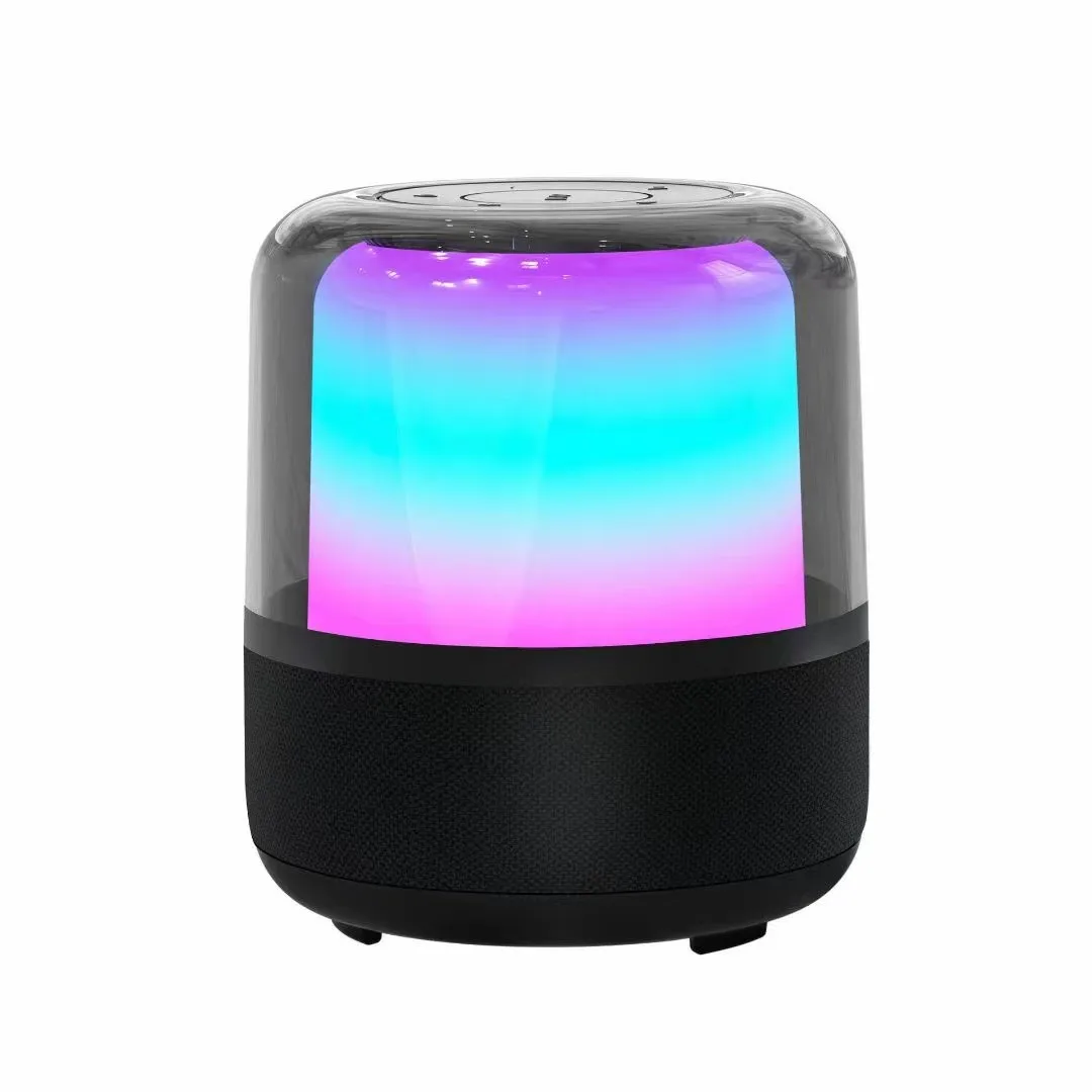

Creative LED breathing light small sound heavy subwoofer outdoor seven color lights high volume Bluetooth speaker