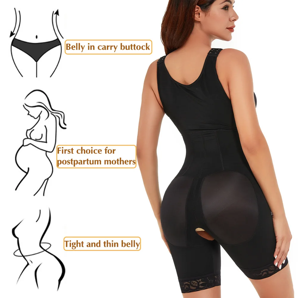 Women's Corset Full Waist Trainer Body Shaper Faja Fajas Colombianas Binders Female Modeling Strap Tummy Slimming Shapewear