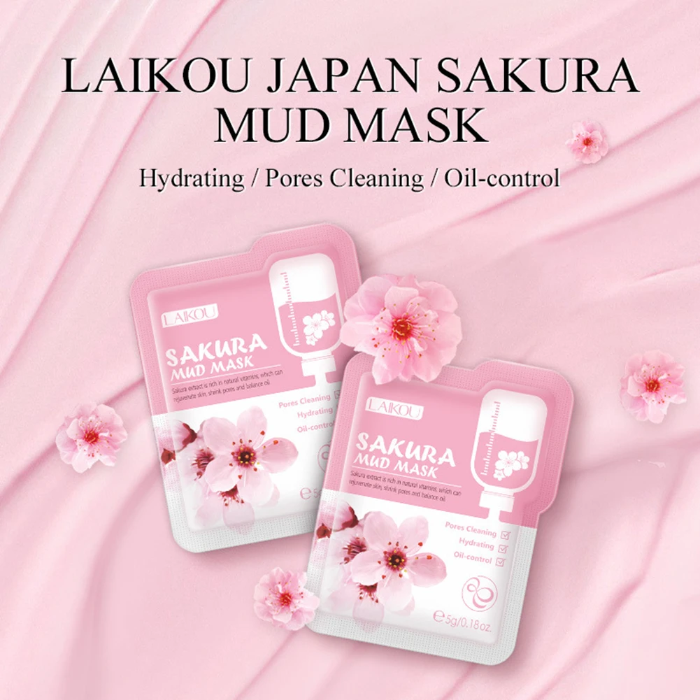 

1/5Pcs Clay Mask Cleansing Face Cleansing Mask Whitening Moisturizing Oil-control Anti-Aging Deep Cleaning Beauty Care Products