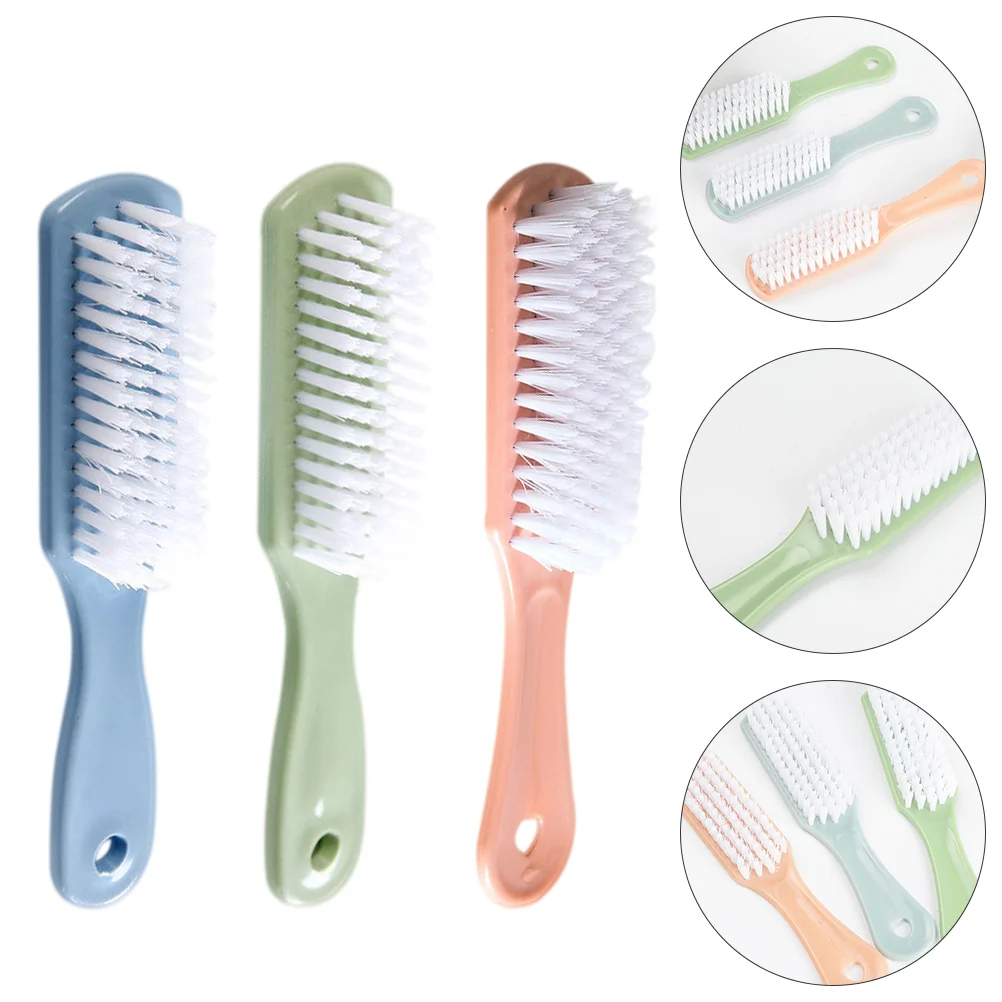 

3pcs Creative Rugged Shoe Brush Detailing Brush Cleaning Brush for Daily Use Indoor Home