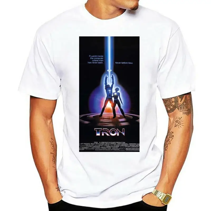 

Tron Movie Poster T Shirt Black All Sizes Breathable Tee Shirt