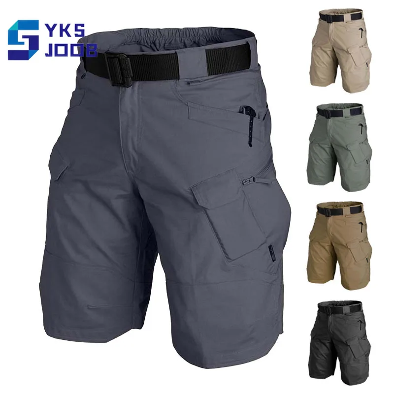

Мужские тактические походные шорты, дышащие водонепроницаемые повседневные быстросохнущие износостойкие короткие брюки с несколькими карманами, для кемпинга, на лето