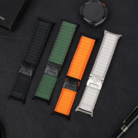 Ремешок с парашютом для Samsung Galaxy Watch Ultra, ремешок 47 мм, аксессуары, нейлоновый океанский браслет Galaxy watch 7, ультра-ремешки 47 мм