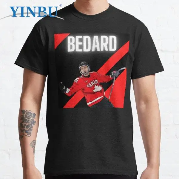 

Connor Bedard High quality YINBU Brand t shirts Unisex short t-shirt fashion Graphic Tee