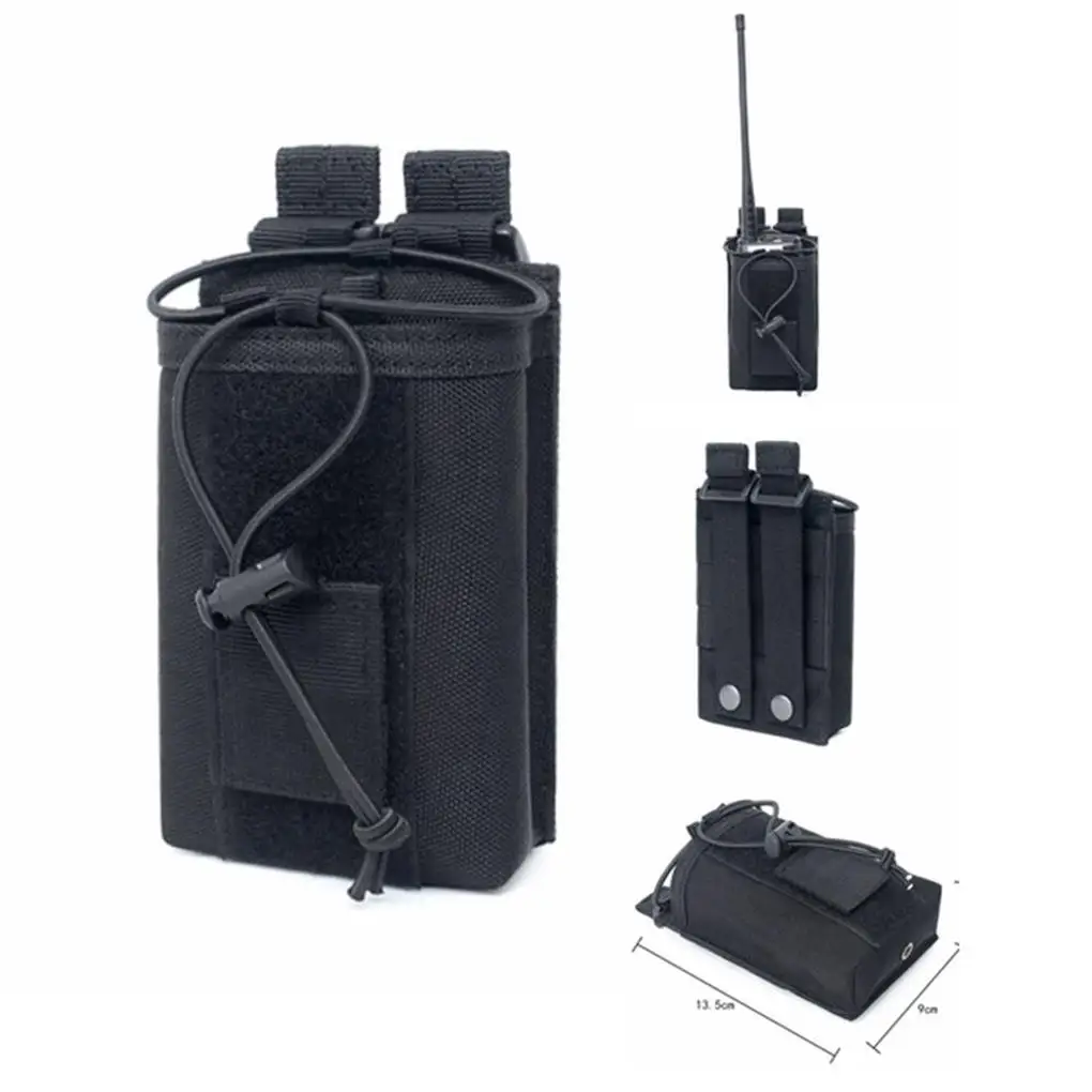 

Walkie Holder Nylon Outdoor Radio Case Heavy-Duty Pack Storage Pouch Interphone Carrying Bag Camping Travel Hiking