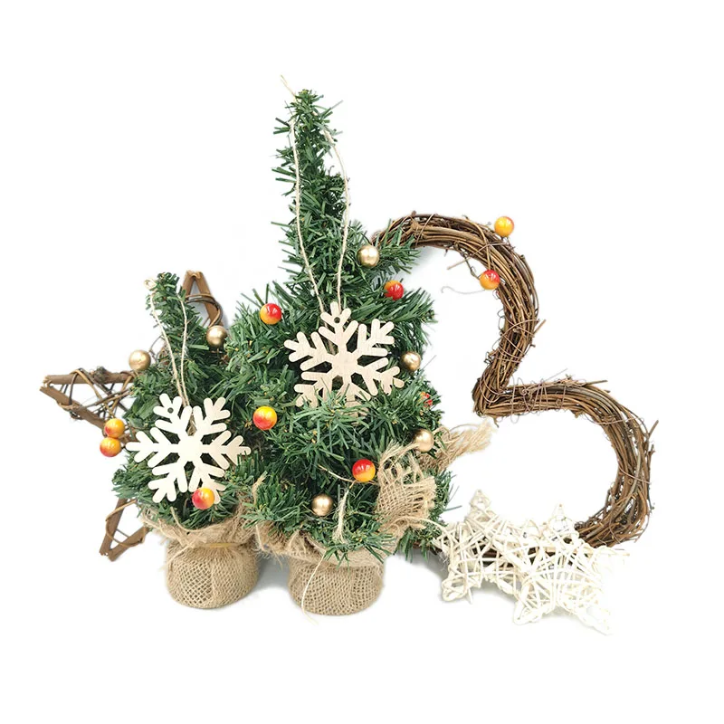 10 шт. деревянные рождественские украшения незавершенные круги для поделок