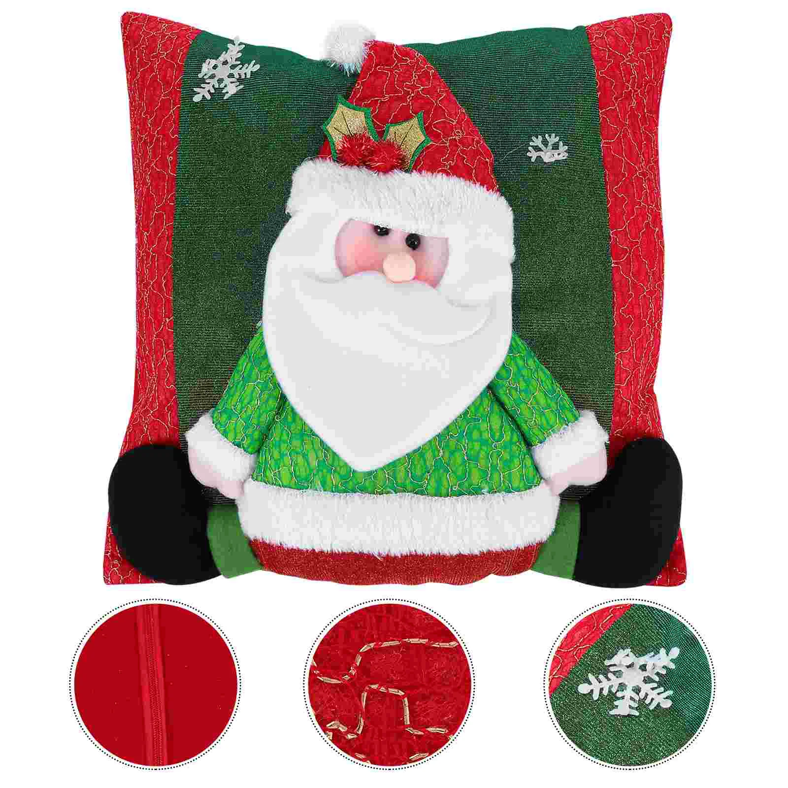 

1pc Decorative Pillowcase Christmas Pillow Cover Xmas Decoration