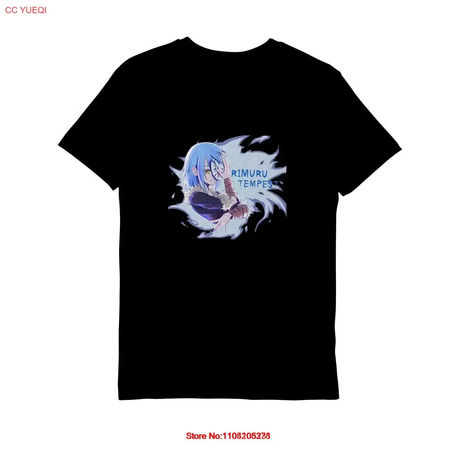 Фото Футболка That Time I Got Reincarnated as a Slime 100, хлопковая винтажная стираная дышащая повседневная дизайнерская одежда, модная мужская мягкая одежда №1