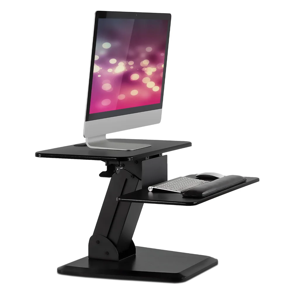

Mount-It! Sit Stand Desk Converter | Ergonomic Height Adjustable Tabletop Standing Desk