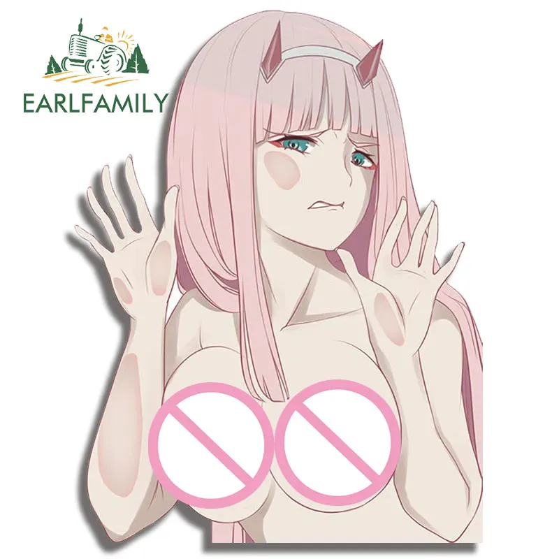 EARLFAMILY 13 см автомобильные наклейки для нуля двух любимых во Фране нашивка на грудь стеклянная наклейка Аниме Забавный креативный фургон водонепроницаемый