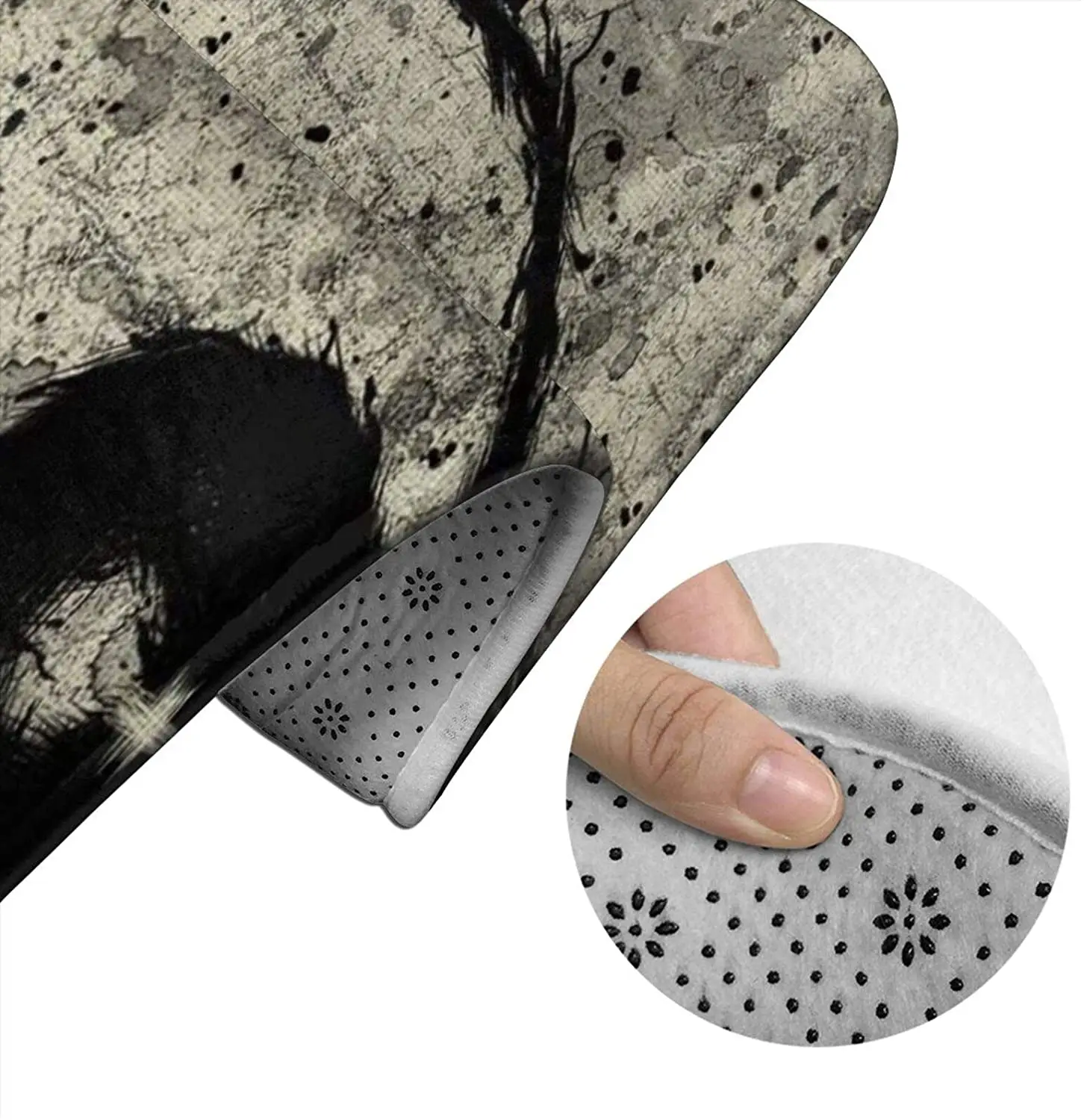 

Yinyang Mandala-Tinte Bathroom Mat Sets 3 Piece Set Rugs Memory Foam Mat Set Toilet Seat Cover Bath Mat lid Cover