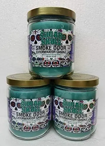 

oz Jar Candles (Sugar Skull, 3) Set of Three Candles. Led pillar candles Tea light candles Baes candle Strawberry candle Candle