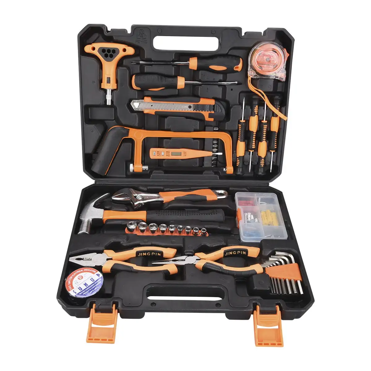 

Home Tool Kit for Household,82 Pieces Basic Tool Set for Men Women Homeowner