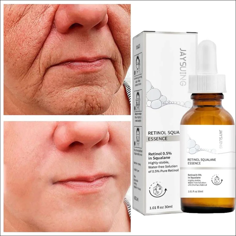 

Retinol Anti Aging Remove Wrinkle Serum Lifting Brighten Face Skin Fade Eye Fine Lines Moisturizing Firming Facial Essence 30ml