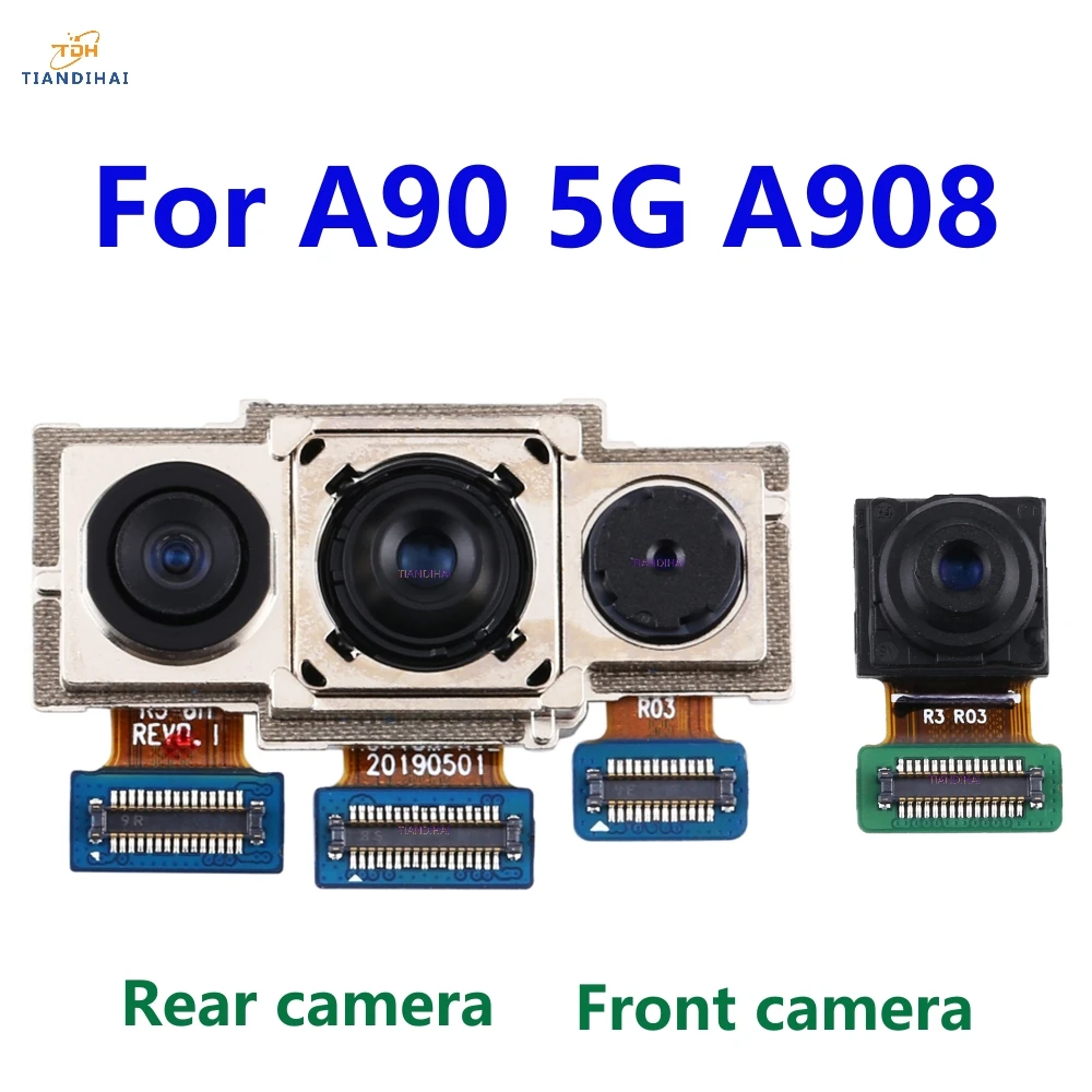 

Original Front Facing Selfie Back Rear Main Camera Small Big Module Flex Cable For Samsung Galaxy A90 5G A908 A908B A908N