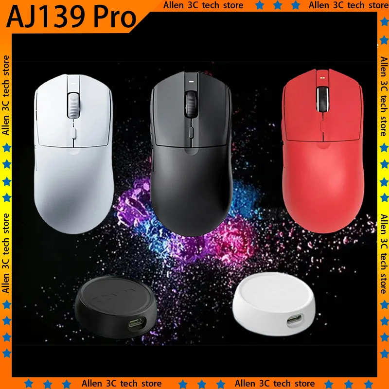 Беспроводная мышь Ajazz AJ139 Pro 4K 2 режима 26000DPI 65 ГГц 4