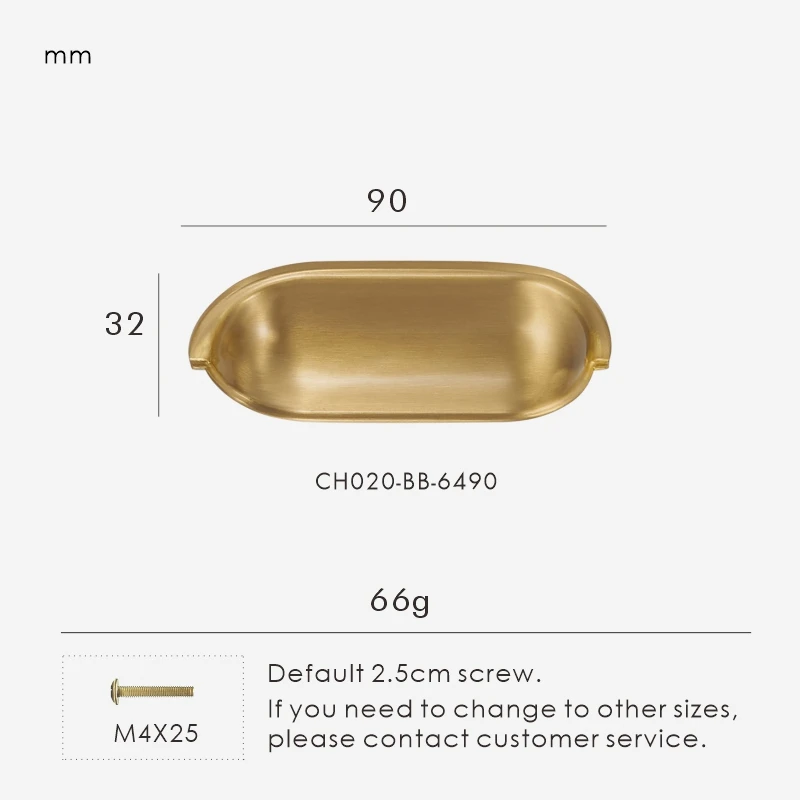 

Латунные ручки для шкафов Nurlin