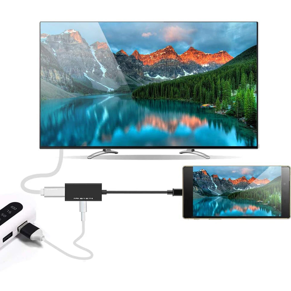 Micro USB к HDMI-совместимый кабель HD 1080P для Samsung HTC LG xiaomi2 Android HDMI конвертер Mirco