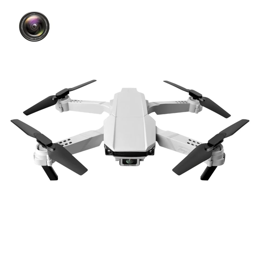

2.4Ghz Altitude Hold Drone Rechargeable Remote Control Foldable Quadcopter Adults Kids Aircraft White 4K 1Pc Cam