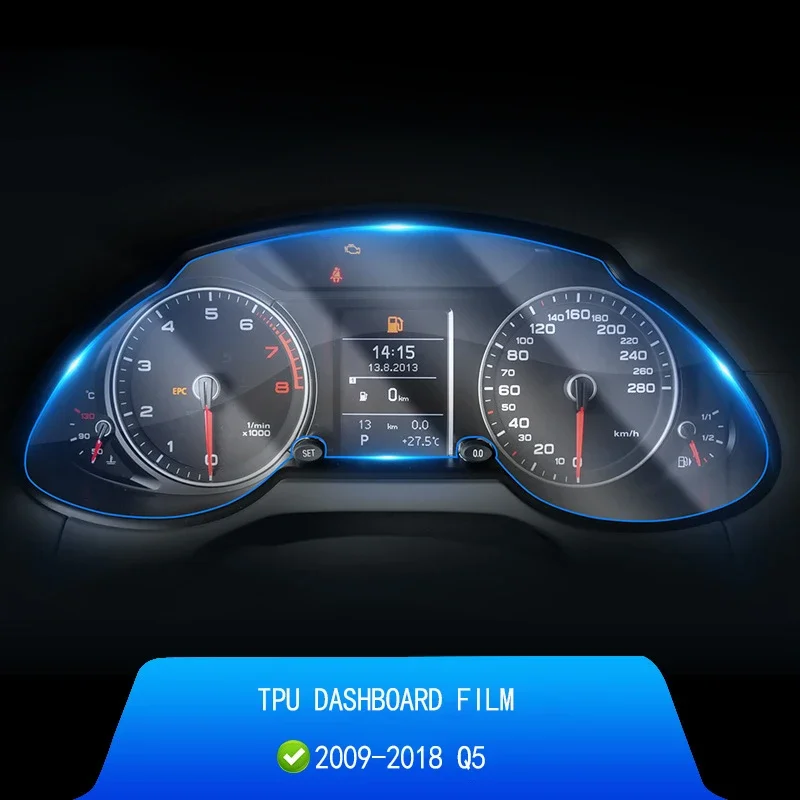 

Защитная пленка HD для экрана приборной панели автомобиля для Audi A3 A4 A6 A6L Q3 Q5 Q7 2009-2019, автомобильные аксессуары, наклейка против царапин