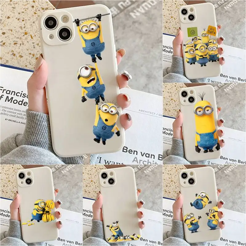 

Minions Phone Case For Iphone 7 8 Plus X Xr Xs 11 12 13 Se2020 Mini Mobile Iphones 14 Pro Max Case
