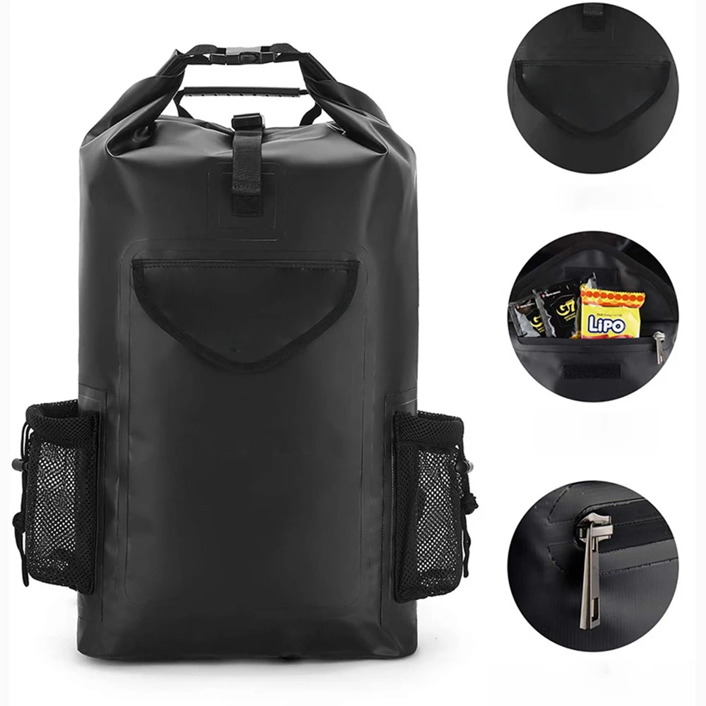 20L Water Sports Waterproof Backpack Large Capacity Snorkeling Swimming Surfing Waterproof Bag Fishing Beach Rafting Backpack