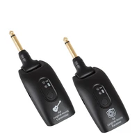 a9 2 4ghz wireless guitar system bass rechargeable radio electric guitar transmitter receiver system 6 35mm guitar plug