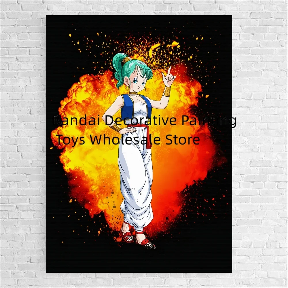 Классическая картина Bandai из аниме Super Saiyan холст с принтом Драконий жемчуг картины