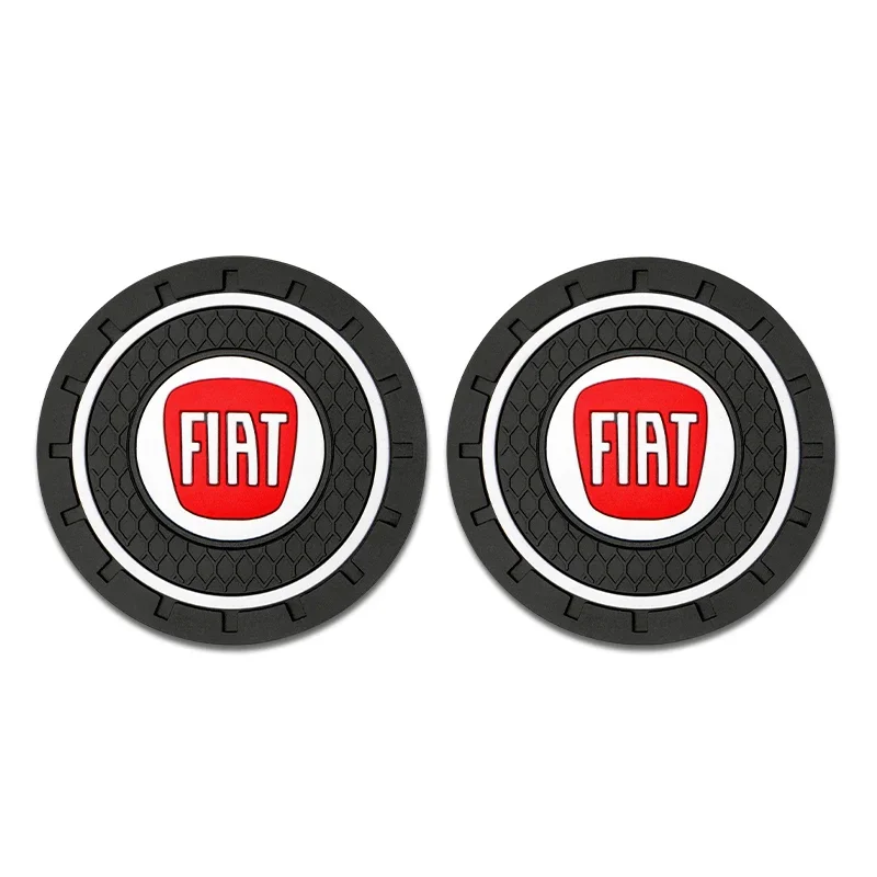 

1/2 шт. автомобильный противоскользящий коврик, силиконовый держатель для чашки с водой, коврик для Fiat Punto 500 Abarth Tipo Panda Ducato Freemont Doblo 500x