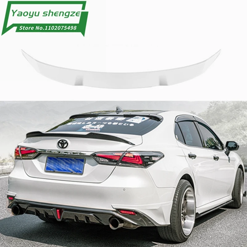 

New Design for Toyota Camry 2018 High Quality and Hardness ABS Material Spoiler By Primer or DIY Color Paint Camry Spoilers
