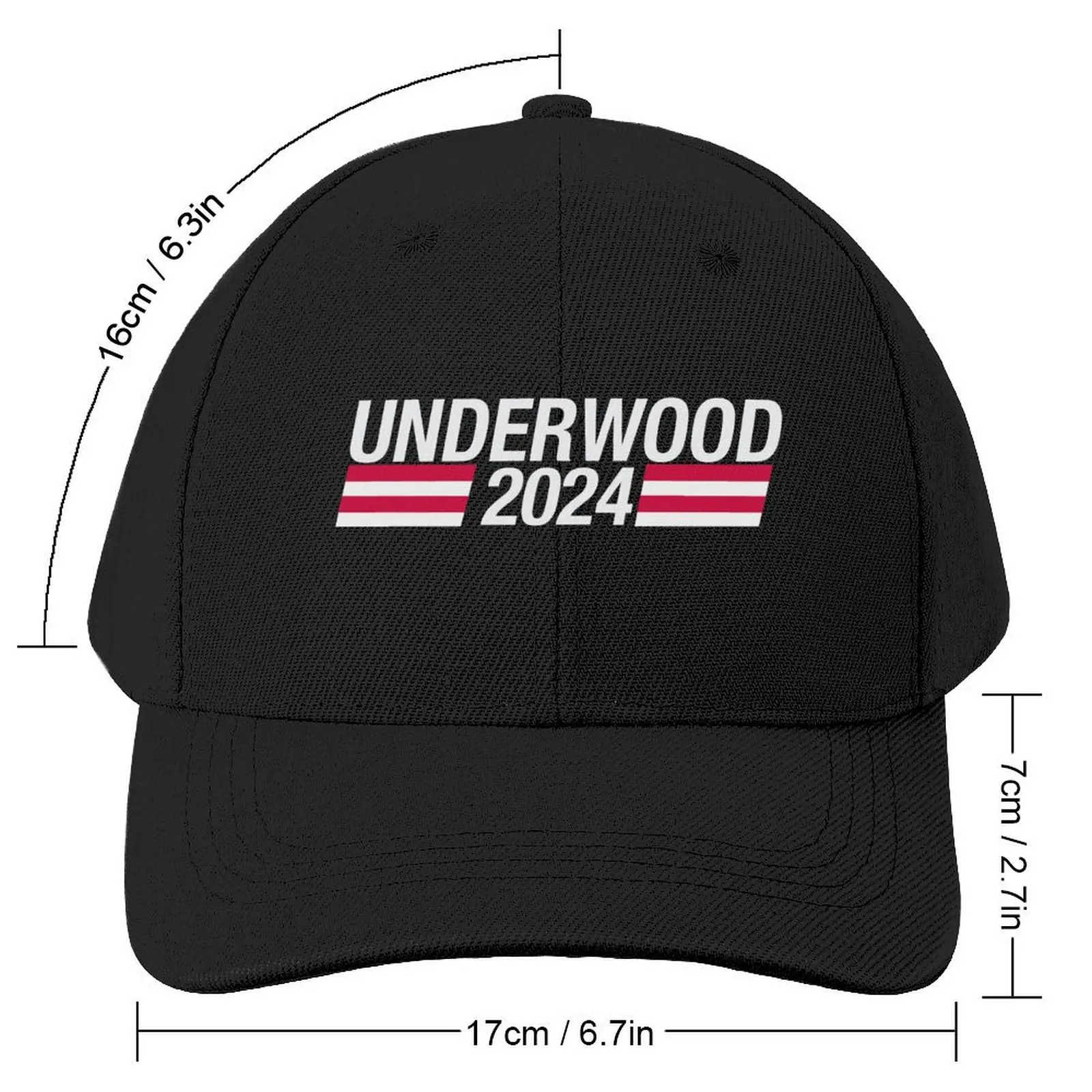 Бейсбольная кепка Vote Underwood 2024 модная женская и мужская для гольфа в стиле хип-хоп