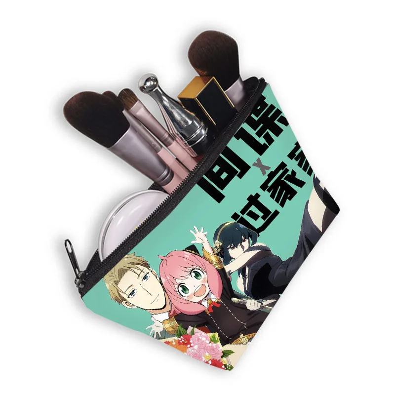 

2022 New Kawaii Spyfamily Anya Forger Yor Forgertwilight Cute Fashion Coin Purse Creative Fashion Toiletry Bag Girl Gift