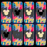 bandai mickey and minnie mouse for huawei honor 10 9 lite 10i phone case protect silicone cover funda coque back carcasa soft