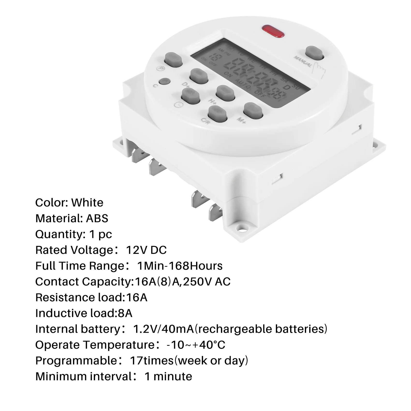 Новый ЖК-дисплей с цифровым управлением программируемый таймер постоянного тока