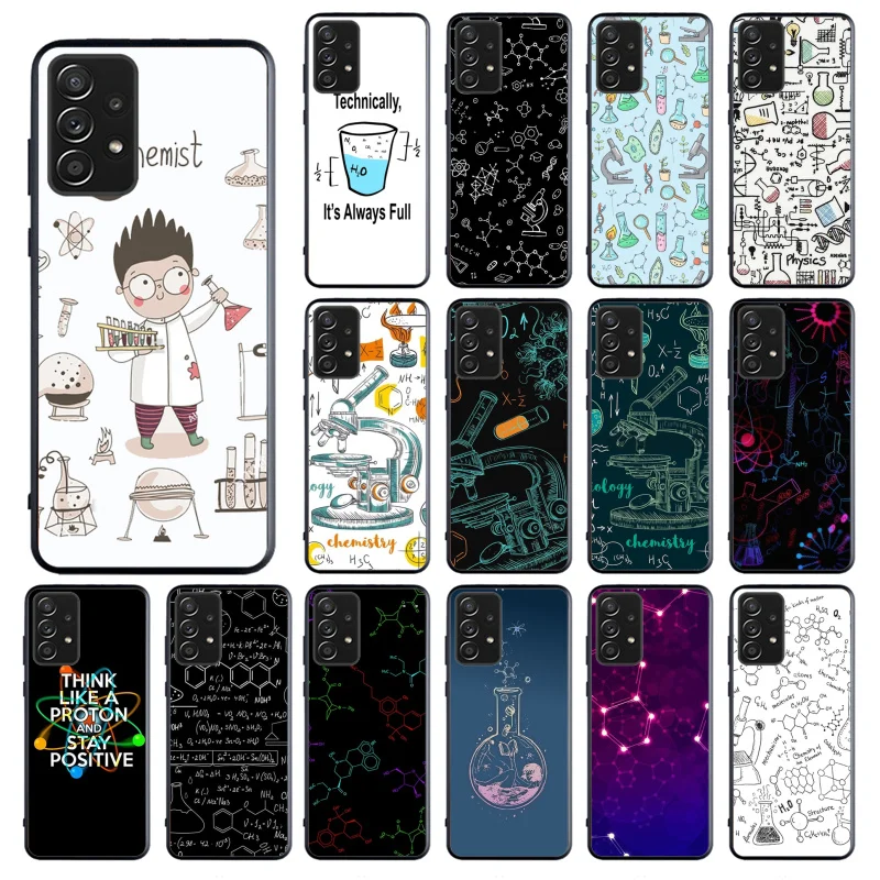 

Biology and Chemistry Phone Case for Samsung Galaxy A13 A22 A12 A32 A71 A11 A21S A33 A52 A72 A51 A50 A70 A31 M31